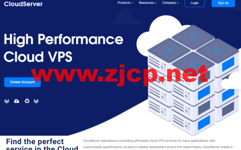CloudServer：美国vps，纽约机房，1核/4GB内存/30GB NVMe硬盘/5TB流量/1Gbps带宽，$21/半年