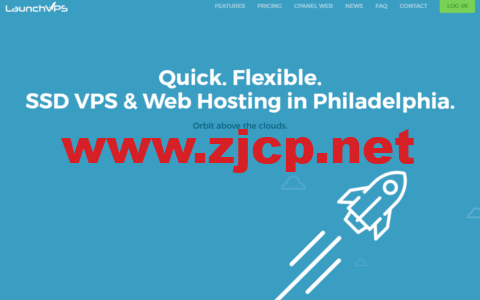 LaunchVPS：美国vps，费城机房，1核/768MB内存/20GB SSD硬盘/768GB流量/500Mbps带宽，$17.76/年