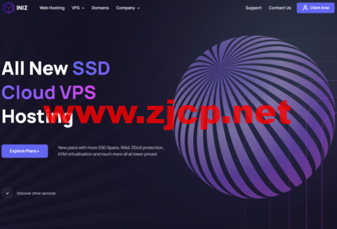 INIZ：英国vps，伦敦机房，1核/1G内存/10G SSD硬盘/1TB流量/1Gbps带宽，£3.50/月起
