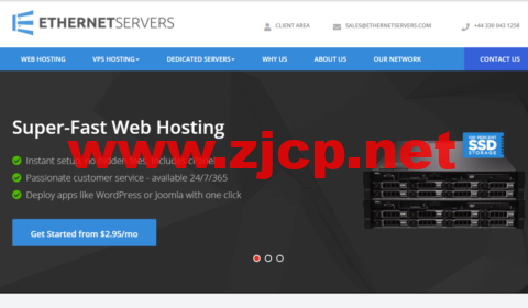 EtherNetservers：美国便宜vps，OpenVZ架构，1核/1G内存/30G硬盘/2TB流量/1Gbps带宽，/年起，可选洛杉矶/新泽西机房