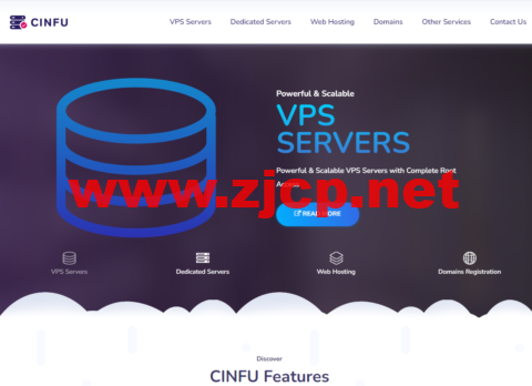 Cinfu：新用户五折优惠，免费按需 DDOS 保护高防VPS，OpenVZ虚拟架构，1核/2GB内存/50G硬盘/1Gbps带宽@不限流量，