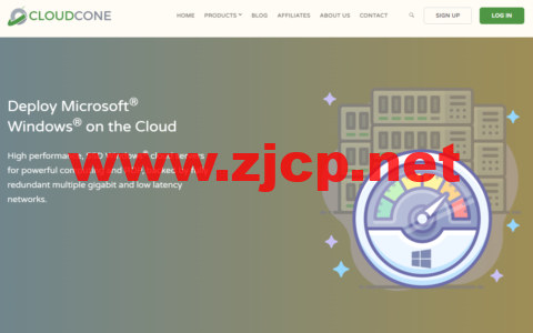 CloudCone：美国Windows云服务器，3核/4G内存/60 GB RAID-10 SSD/3TB流量/1Gbps带宽，$17.49/月起