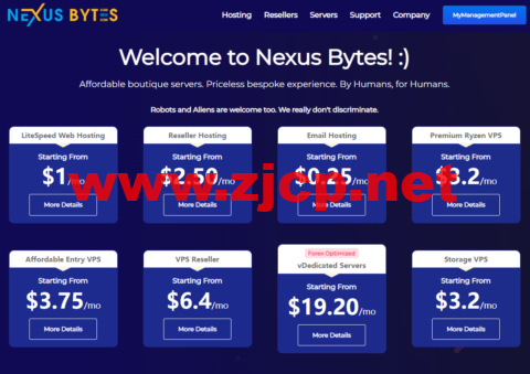 NexusBytes：便宜AMD Ryzen VPS，1核/1G内存/15G硬盘/1000G流量/1Gbps带宽，