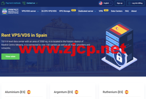 pq.hosting：西班牙机房vps，1核/1G内存/50G硬盘/不限流量/10Gbps带宽，€3.77/月起