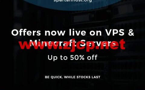 #黑五#spartanhost：西雅图AMD和Intel系列VPS，5折促销，三网AS4837，10Gbps带宽，免费20G DDOS防御，$1.8/月起