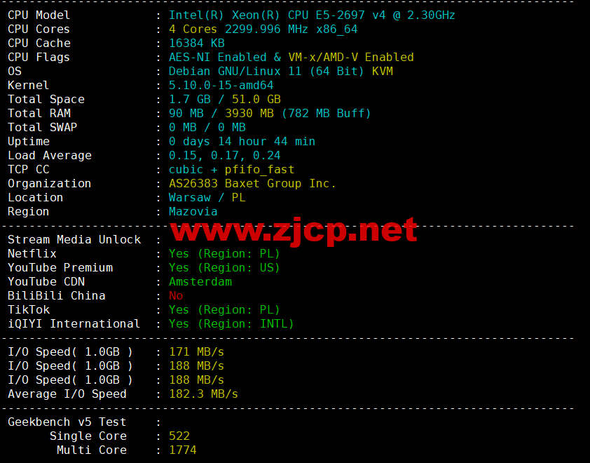 Justhost：波兰华沙机房vps，200M-1Gbps不限流量，
