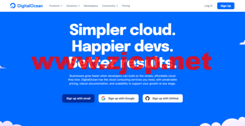 DigitalOcean：新用户注册赠送0账户余额，有效期60天，1核/512M内存/10GB SSD硬盘/500GB流量/1Gbps带宽，/月，高性能vps，/月起，九机房可选
