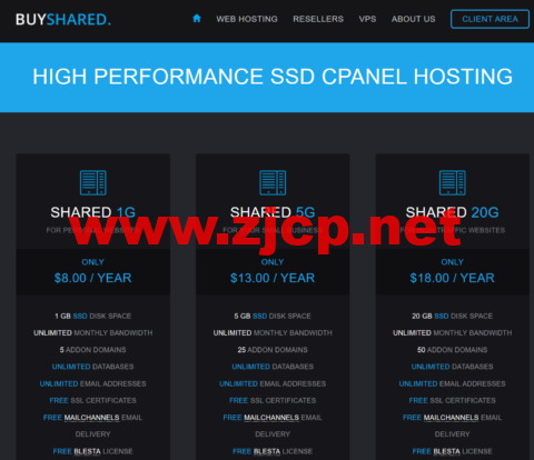 BuyShared：拉斯维加斯/卢森堡cPanel共享主机、DirectAdmin经销商主机，1GB空间，不限流量，年付8美元起