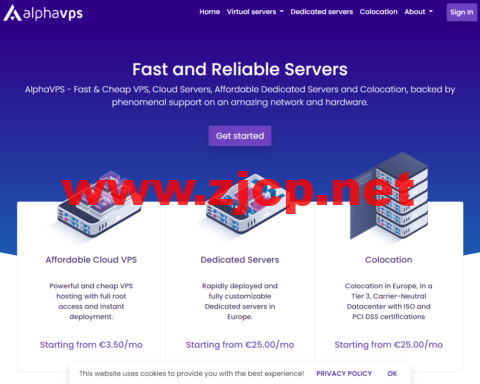 AlphaVPS：大硬盘VPS主机，€15/年起，AMD EPYC/Ryzen云主机，€2.99/月起