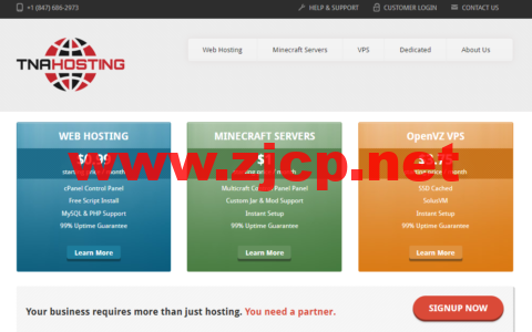 TNAHosting：美国VPS优惠，500GB大硬盘存储vps，年付50美元起，2G KVM VPS 年付15美元起