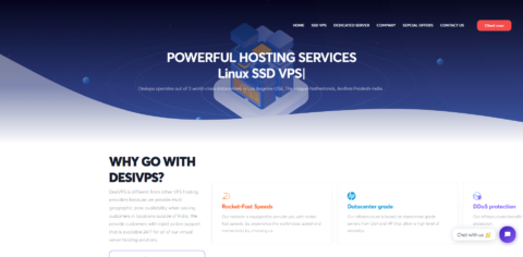 DesiVPS：圣何塞VPS，1核/1GB/25GB/1Gbps不限流量，.99/年起