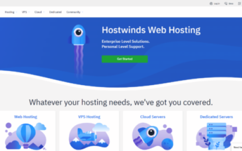 Hostwinds：美国西雅图/达拉斯/荷兰VPS，月付4.99美元起，$0.006931/时起，后台免费自助更换IP，可以支付宝付款
