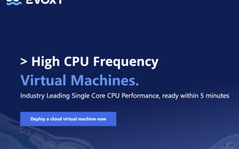 Evoxt：新上日本软银线路VPS，1核/512MB/5GB/250GB流量/1Gbps带宽，$2.99/月起