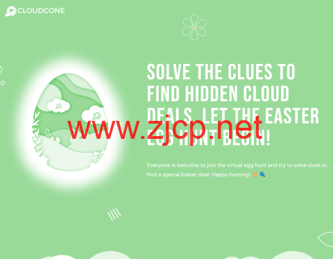 #复活节促销#CloudCone：洛杉矶QN机房，1核/1GB/55GB/3TB@1Gbps带宽，.3/年