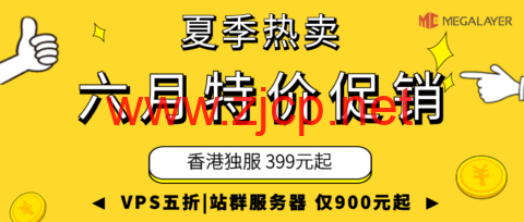 #夏季热卖# Megalayer：VPS五折狂欢，24元/月起，独立服务器399元起，香港站群仅需900元/月！