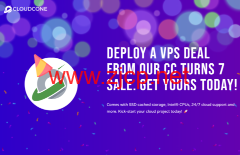 #七周年促销#CloudCone：洛杉矶机房新上纯SSD vps，2核/1GB/20G SSD/3TB@1Gbps，.99/年