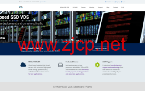 ITLDC：不限流量VPS五折，€19/年起，可选美国/新加坡/荷兰/德国等17机房