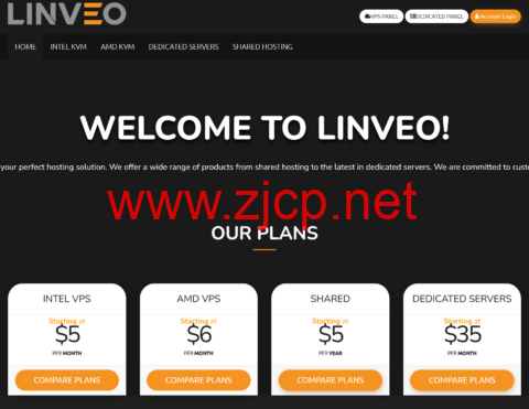 linveo：AMD Ryzen9@1核/1GB/25G NVMe/4TB@10Gbps，