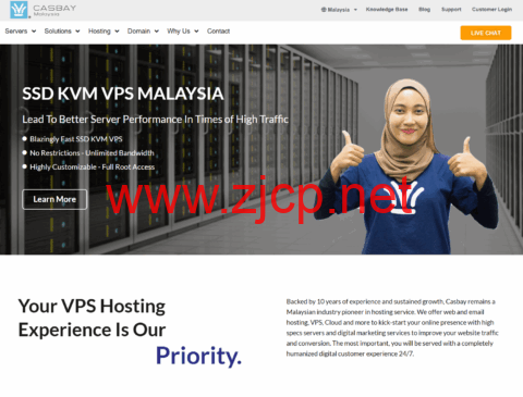 Casbay：马来西亚服务器/AS132841/原生机房IP vps，仅需.59，支持tiktok/解锁GPT等流媒体