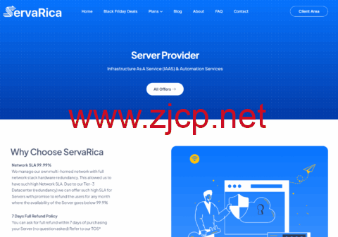 servarica：新上专用服务器，AMD EPYC 7551P/128GB内存/3.2TB NVMe/100TB @ 10Gbps 或1Gbps不限，/月