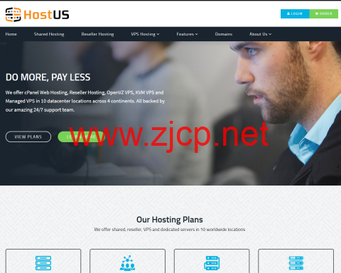 HostUS：美国/英国/香港/新加坡等多机房VPS，年付25美元起，支持自助上传ISO挂载安装系统